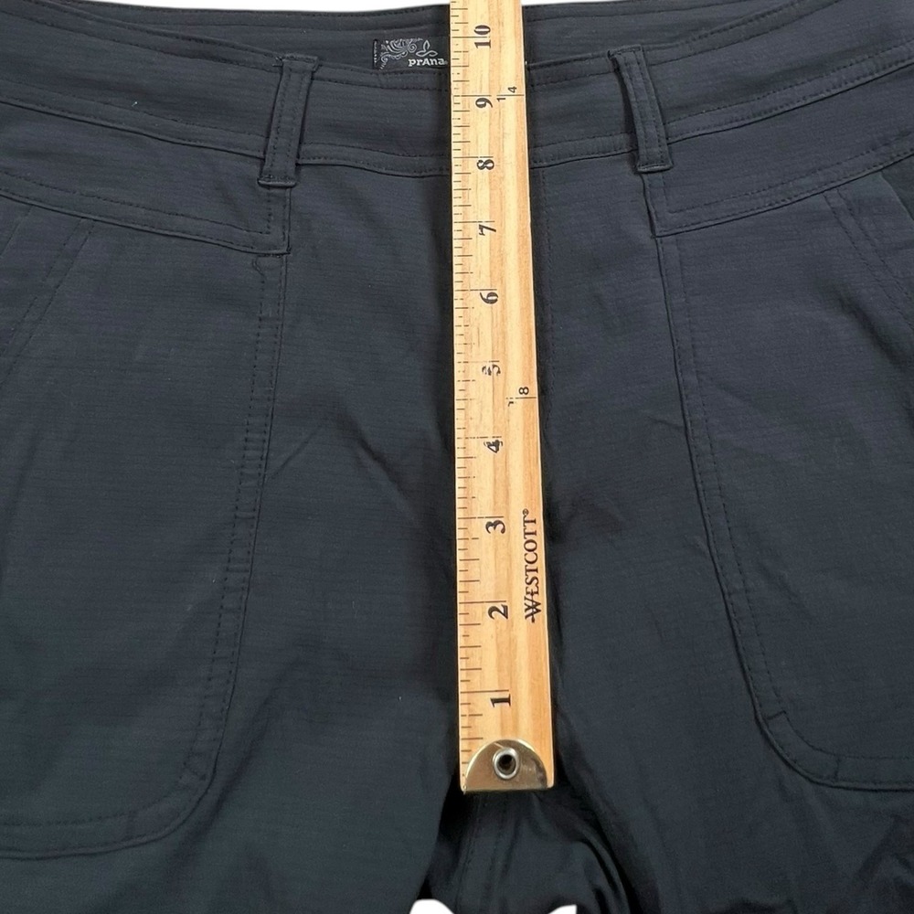 Prana Womens 10 Black Revenna Knicker Capri Pants Nylon Hiking #W41202099 - Picture 4 of 8
